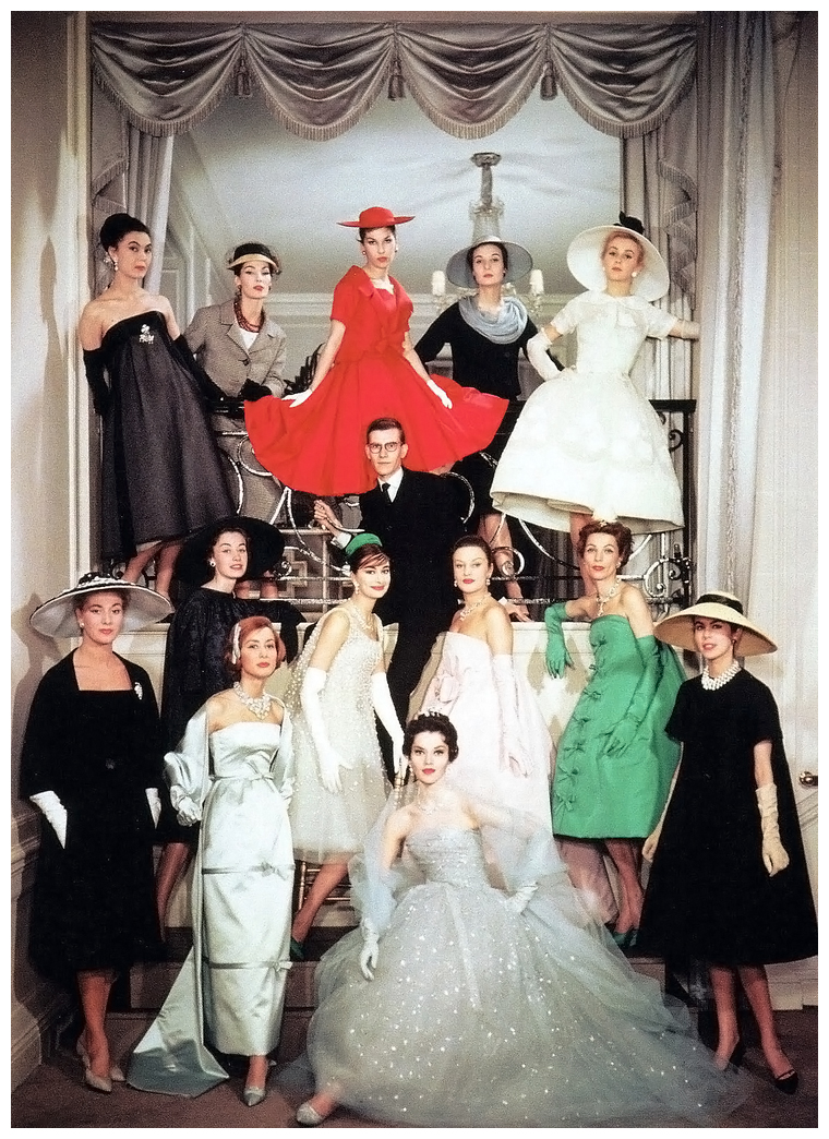 3_yves-saint-laurent-and-the-house-models-of-maison-dior-christian-dior-spring-1958-couture